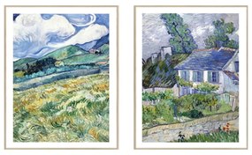 Obrazy zestaw 2 szt. - reprodukcje 30x40 cm Van Gogh – knor