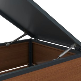 Zabudowa śmietnikowa 120L jednokomorowa, antracyt - orzech