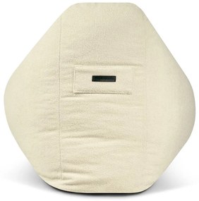 Brązowy worek do siedzenia z materiału bouclé Snug 100 – SLOWDOWN