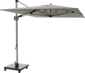 HYPERION 330 x 240 cm – luksusowy, huśtawkowy parasol ogrodowy z bocznym drążkiem : Kolor parasola - Sandy