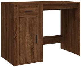 Biurko minimalistyczne brązowy dąb E2-K53