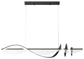 Lampa WISZĄCA LED LHJ041-CP 100 cm CZARNA