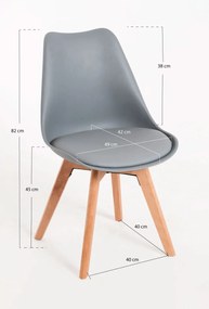 Zestaw 6 Krzese Synk Basic