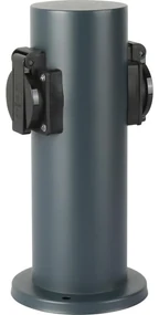 Brilagi - Zewnętrzny słupek zasilający PILLAR 2Z 230V IP44 antracyt