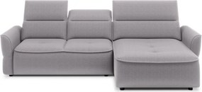 Narożnik MURILLO S Mini z elektryczną regulacją siedziska Prawostronny w tkaninie VOGUE 14 WERSAL