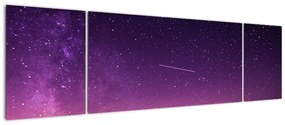 Obraz nieba ze spadającą gwiazdą (170x50 cm)