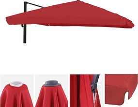 Wymienny pokrowiec do parasola MCW-A96 III,  czerwony