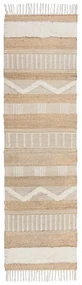 Beżowy chodnik z juty Flair Rugs Medina, 60x230 cm