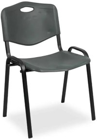 Szare krzesło konferencyjne ISO - Grande