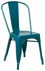 Stalowe Krzesło Sztaplowane Lix Verde Oscuro | Dark Green - Sklum