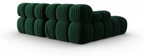 Zielona aksamitna sofa 191 cm Bellis – Micadoni Home