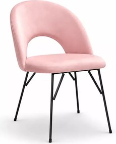 Krzesło tapicerowane Abis Spid w stylu retro