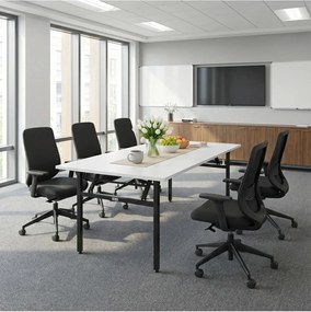 Biały składany stół konferencyjny P0-W82