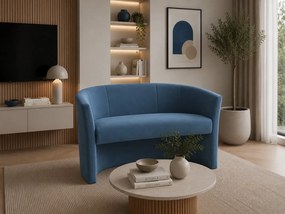 Sofa CLUB tapicerowana : Kolor tkaniny - VELVET - MG33, Typ tkaniny - Velvet