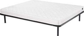 Zestaw rama listewkowa + materac piankowy DANAE YSMÉE - 15 cm grubości - 140 x 190 cm