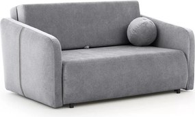 Sofa Zeldia 155 z funkcją spania - szary szenil hydrofobowy Spring 1102