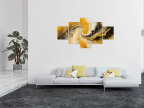 Obraz - Abstrakcja spiralna (125x70 cm)