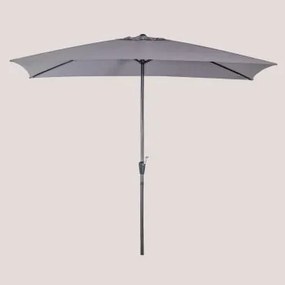 Parasol 200x300 Cm Z Tkaniny I Aluminium Itzal Gris Antracita - Sklum