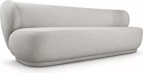 Sofa 3-osobowa Tycjana III - elegancka sofa z zaokrąglonym oparciem i tkaniną do wyboru