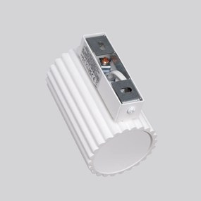 Kinkiet KARBON 10 biały ryflowany SOLLUX  LIGHTING