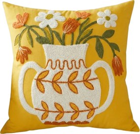 Poszewka na poduszkę VAZONIE 45x45 cm, żółty