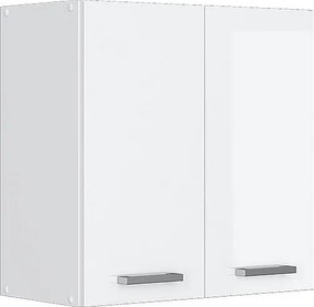 Szafka ścienna biały wysoki połysk 60x31x60 r-line