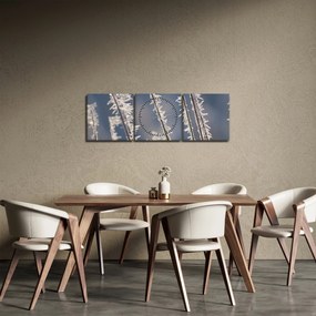 Obraz - Dziadek Mróz (z zegarem) (90x30 cm)