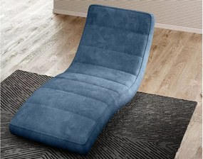 Gładki szezlong tapicerowany Koben z funkcją relaxu