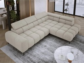 Narożnik PLAZA L wolnostojący Prawostronny w tkaninie CLOUD 03 WERSAL