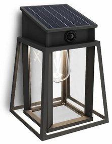 Philips Lysin UltraEfficient solarna oprawa LED zczujnikiem, czarna, 3,2 W, 500 lm, 4000 K