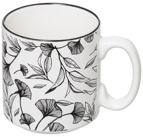 Filiżanki ceramiczne na stojaku FLORAL, 240 ml, 4 sztuki