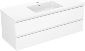 Mexen Orio szafka łazienkowa 120 cm z umywalką Otis, 2 szuflady, biała mat - 91A10-12047-2-BFF01-W18M01