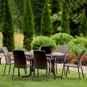 Krzesło ogrodowe Etienne brąz PATIO