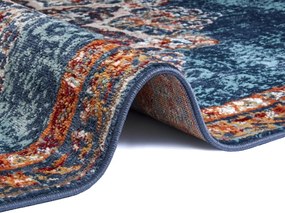 Dywan klasyczny Luxor Rozeta niebieski 80 cm x 120 cm