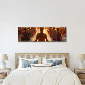 Obraz - Lekcje jogi (170x50 cm)