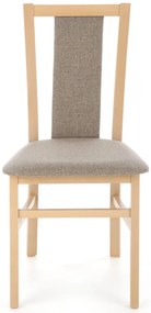 Tapicerowane krzesło drewniane dąb sonoma - Onder