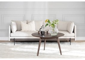 Naturalny okrągły stolik w dekorze dębu 90x90 cm Yumi – Rowico