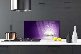 Panel Szklany do Kuchni Mistyczny Lotos W Pełni