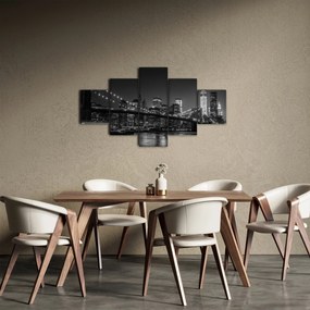 Obraz mostu Brooklyn Bridge w Nowym Jorku (125x70 cm)