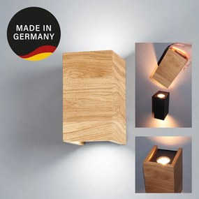 Kinkiet w naturalnym kolorze Shine-wood – Fischer &amp; Honsel