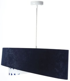 Granatowa lampa wisząca dziecięca - EXX10-Turus