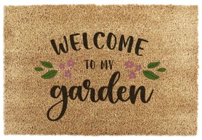 Wycieraczka z włókna kokosowego 60x90 cm Welcome to My Garden – Artsy Doormats