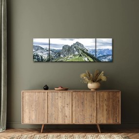 Obraz - Szczyty górskie (170x50 cm)