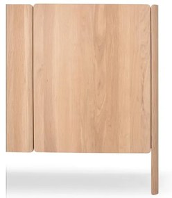 Komoda z litego drewna dębowego w naturalnym kolorze 220x85x42 cm Dvor – Gazzda