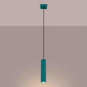 Brilagi - LED żyrandol na przewodzie CRESTO 1xGU10/10W/230V turkusowy