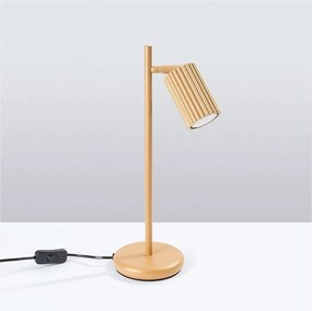 Lampa biurkowa minimalistyczny Gloow, aluminium - 1 źródło światła 4000K - L.14.5 x H.43 cm - złoty