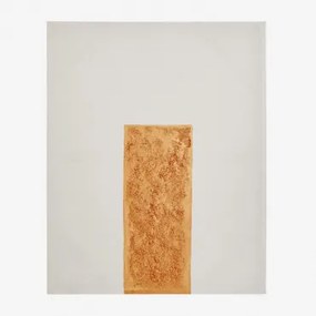 Płótno Dekoracyjne 80x100 Cm Z Lnu O Fakturze Stiuku Antia Musztarda - Sklum