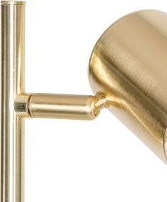 Nowoczesna lampa stojąca mosiądz 3-światła - Jeana