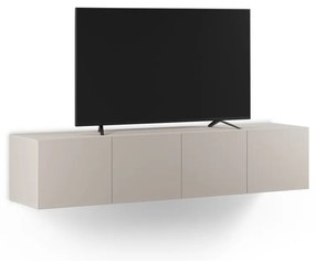 Kremowa szafka pod TV 180x38x35 cm Daroca – Marckeric