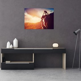 Obraz -Wspinacze (70x50 cm)